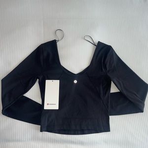NWT LULULEMON ALIGN LONG SLEEVE TOP + small wallet